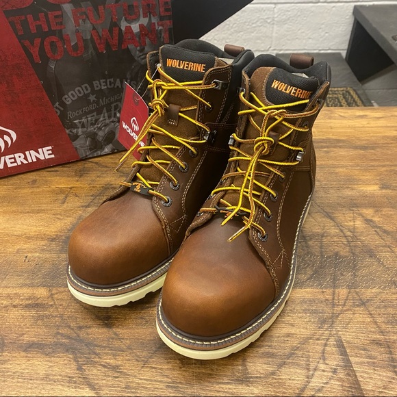 Wolverine I-90 Wedge CM Work Boots 11.5 Mens - Picture 2 of 10